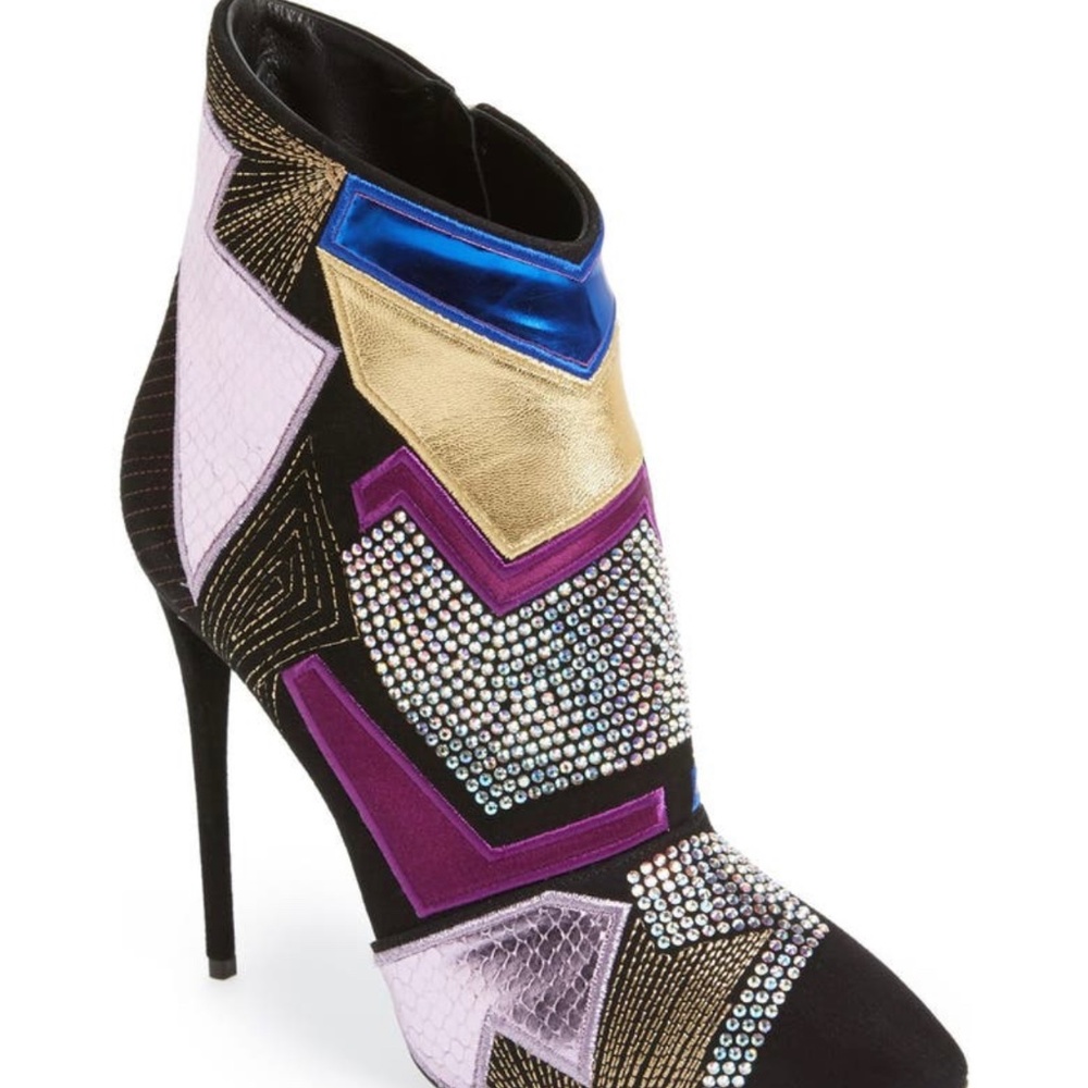 Giuseppe Zanotti Patchwork Ankle Boots